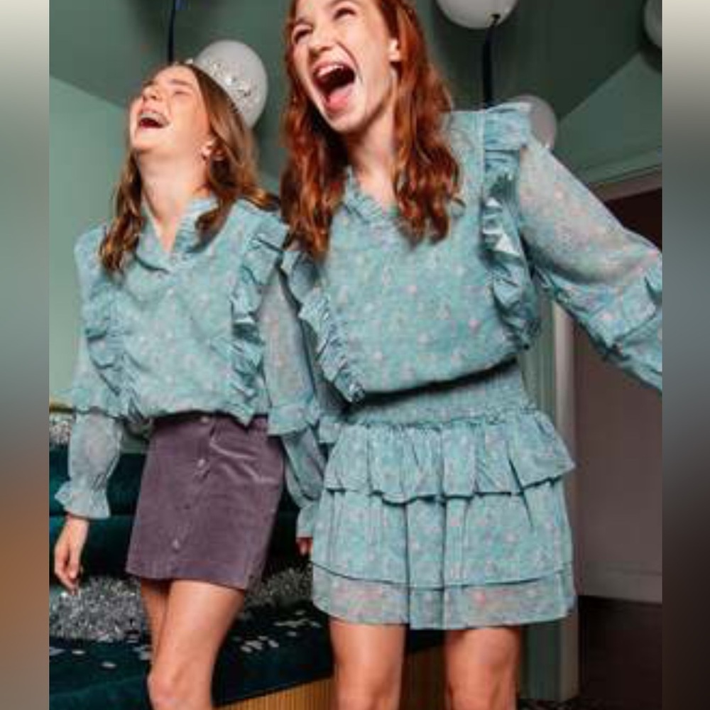 Pleat Campbell Dress